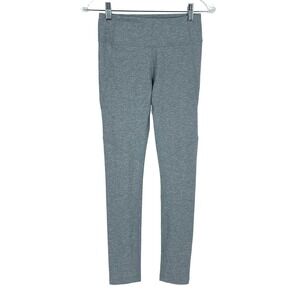 Outdoor Voices Blue Striped Crop Leggings Small